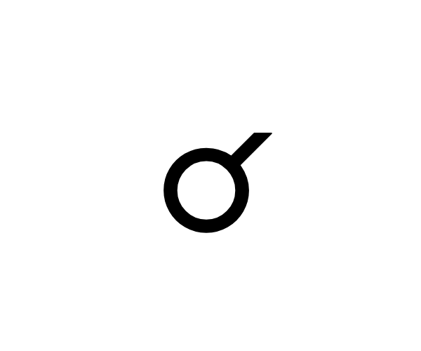 Conjunction Symbol - Astrological Aspects