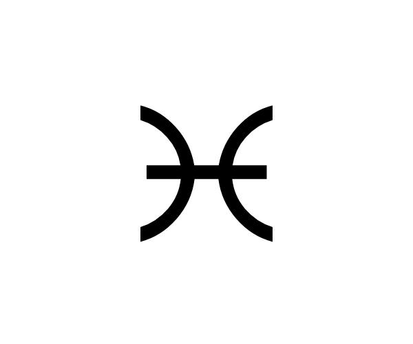 Pisces Symbol - Zodiac Signs