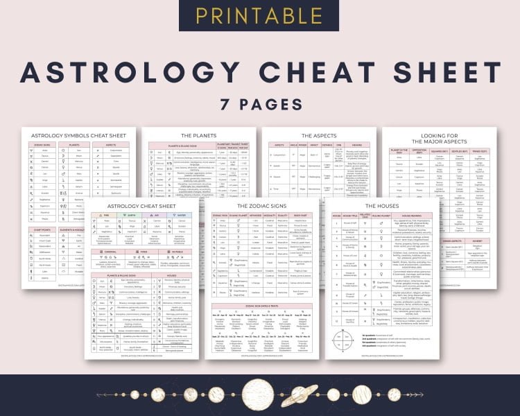 Astrology Cheat Sheet