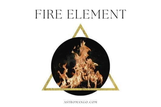 Fire Element Astrology Cheat Sheet  531x354 