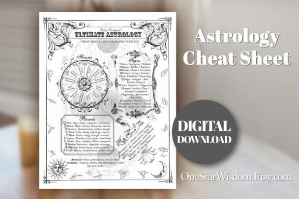 7 Vintage-Style Printables For Your Astrology Binder - AstroMango